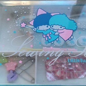 Sanrio Little Twin Stars 1976 sewing set Kiki and Lala